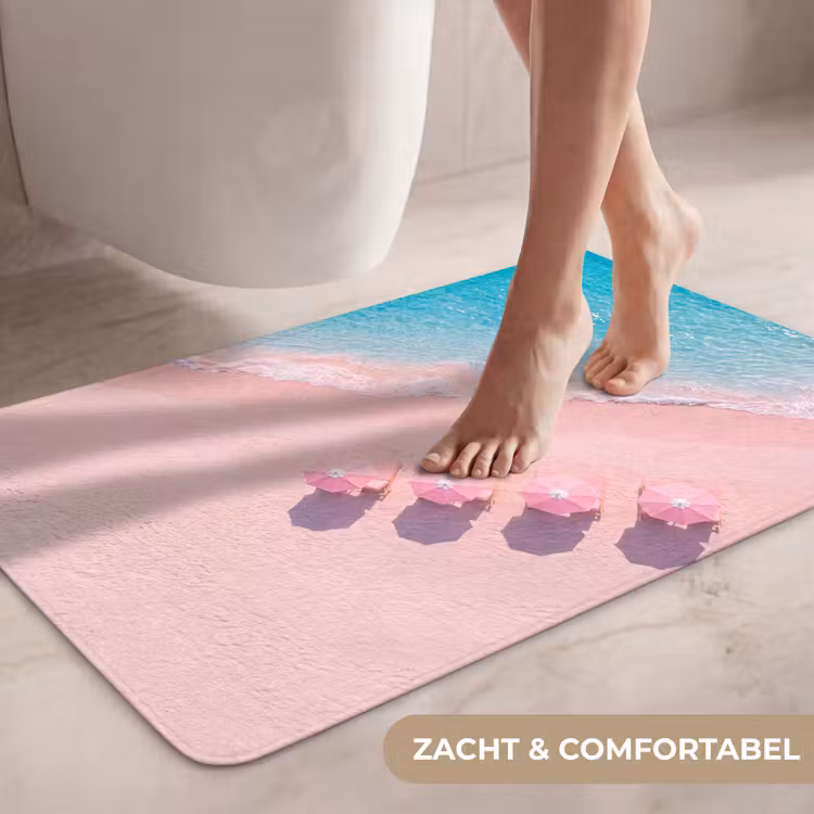 Wc Mat - Strand - Roze zand - Zee - Zomer - Natuur — 7