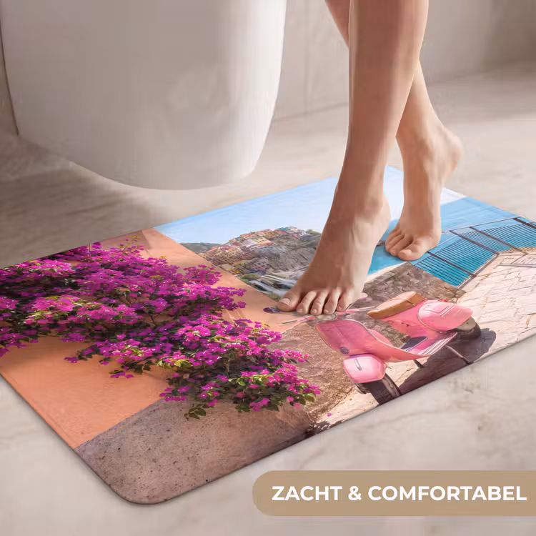 Wc Mat - Voertuig - Roze - Kust - Zomer - Reizen — 7