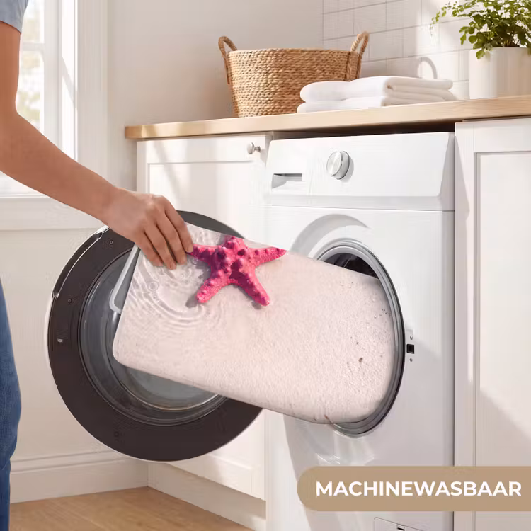 Wc Mat - Zeeleven - Zeester - Strand - Roze - Water — 5
