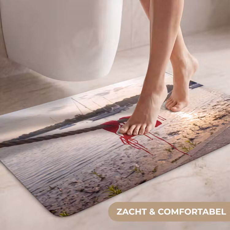 Wc Mat - Badkleding - Rood - Zomer - Water - Zonsondergang — 7