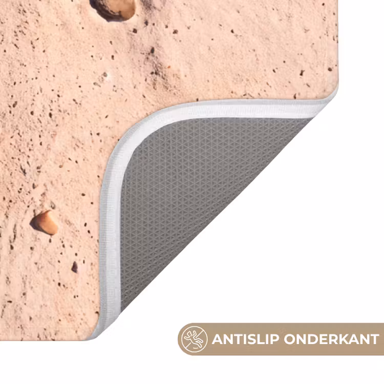 Wc Mat - Dieren - Strand - Zee - Natuur - Rood — 3