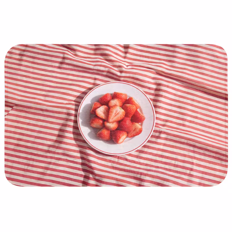Wc Mat - Eten - Aardbeien - Fruit - Zomer - Rood — 1