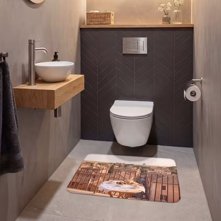 Wc Mat - Eten - Ontbijt - Balkon - Stad - Zonsopgang — 2