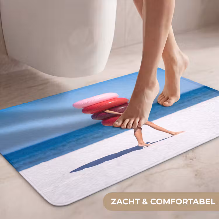 Wc Mat - Mensen - Strand - Zomer - Recreatie - Kleurrijk — 7