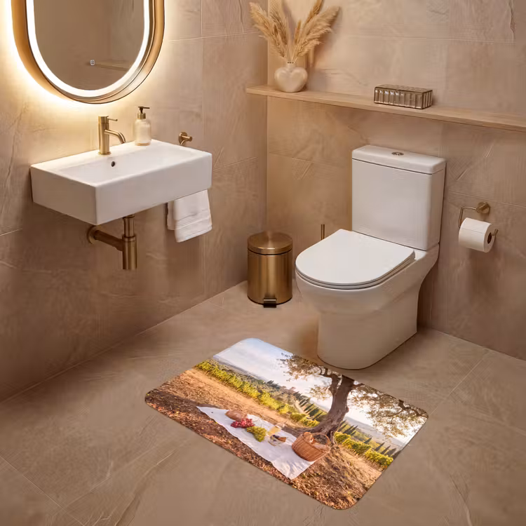 Wc Mat - Picknick - Wijngaard - Landschap - Zomer - Eten — 4