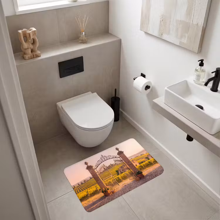 Wc Mat - Poort - Landschap - Platteland - Zonlicht - Warm — 6
