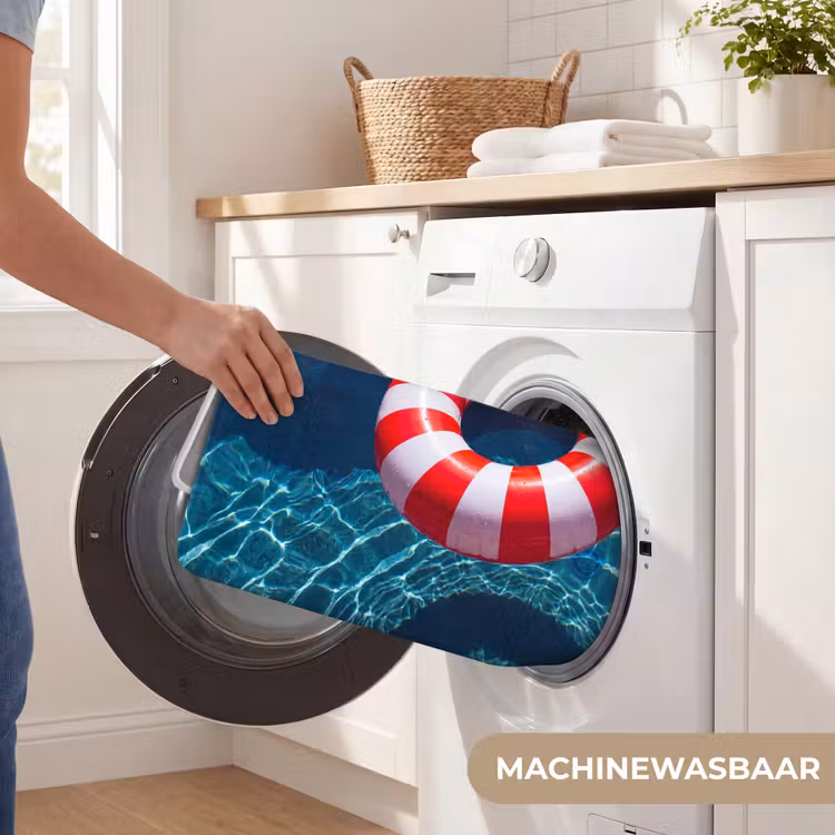 Wc Mat - Recreatie - Water - Zomer - Rood - Wit — 5