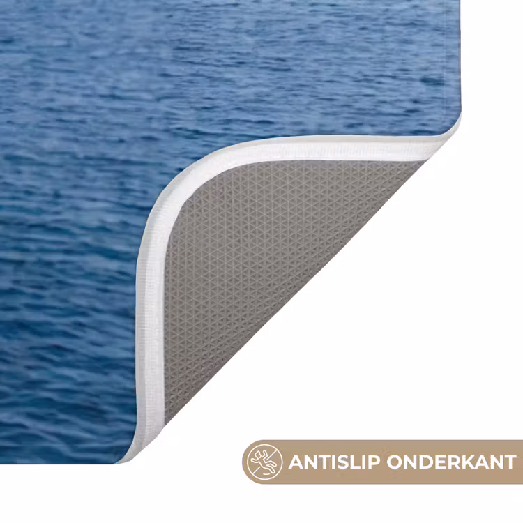 Wc Mat - Vrouw - Zee - Kust - Verrekijker - Rood — 3
