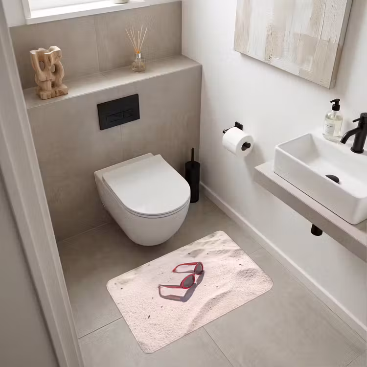 Wc Mat - Zonnebril - Strand - Vakantie - Rood — 6