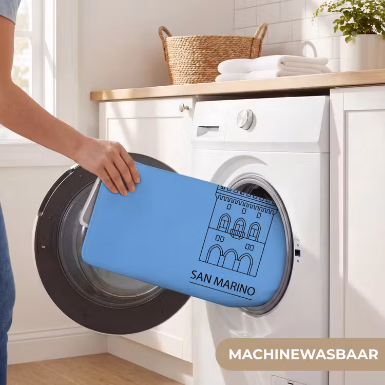 Wc Mat - Gebouw - San Marino - Architectuur - Lijntekening - Blauw — 5