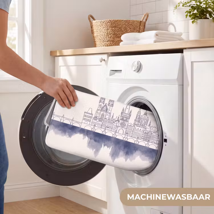 Wc Mat - Praag - Skyline - Architectuur - Blauw — 5