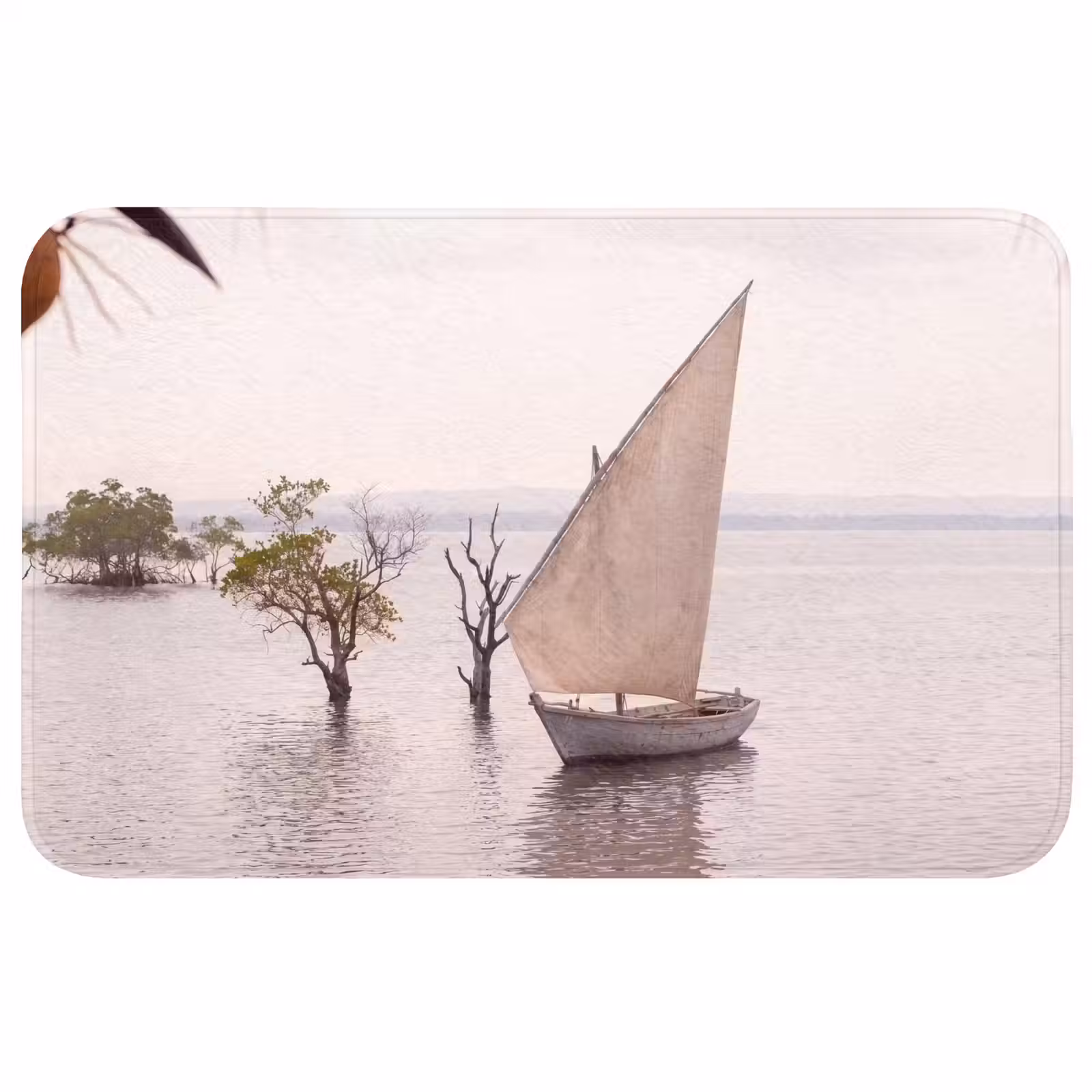 Wc Mat - Boot - Zeil - Water - Tropisch - Natuur — 1