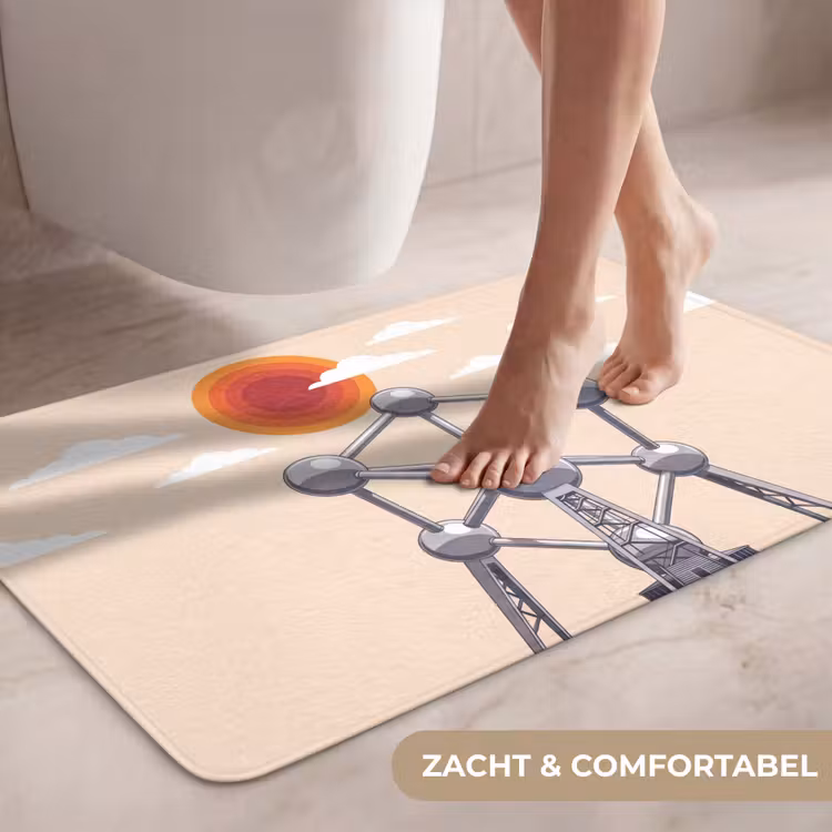 Wc Mat - Architectuur - Geometrie - Stad - Modern - Grijs — 7