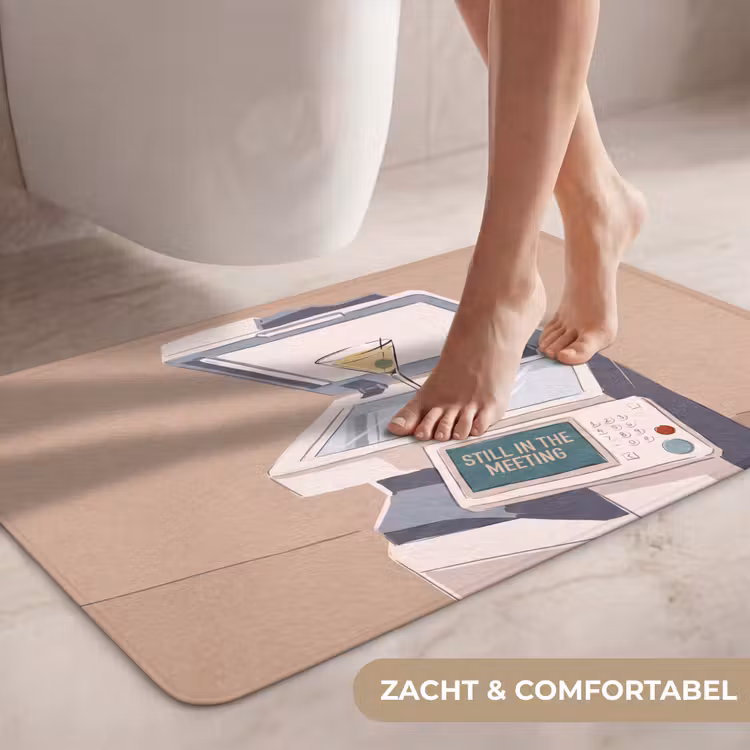 Wc Mat - Kantoor - Drank - Humor - Illustratie — 7
