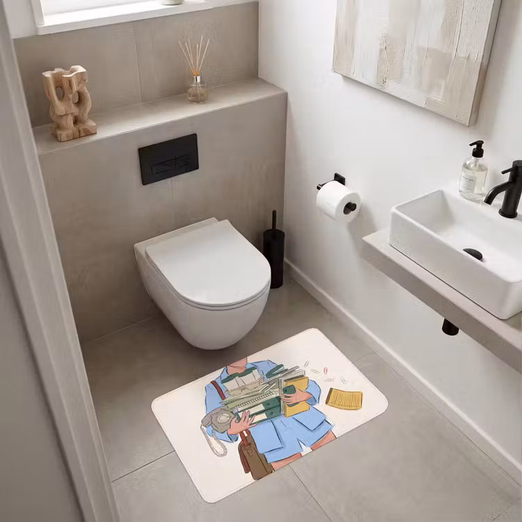 Wc Mat - Mens - Kantoorartikelen - Werk - Modern — 6
