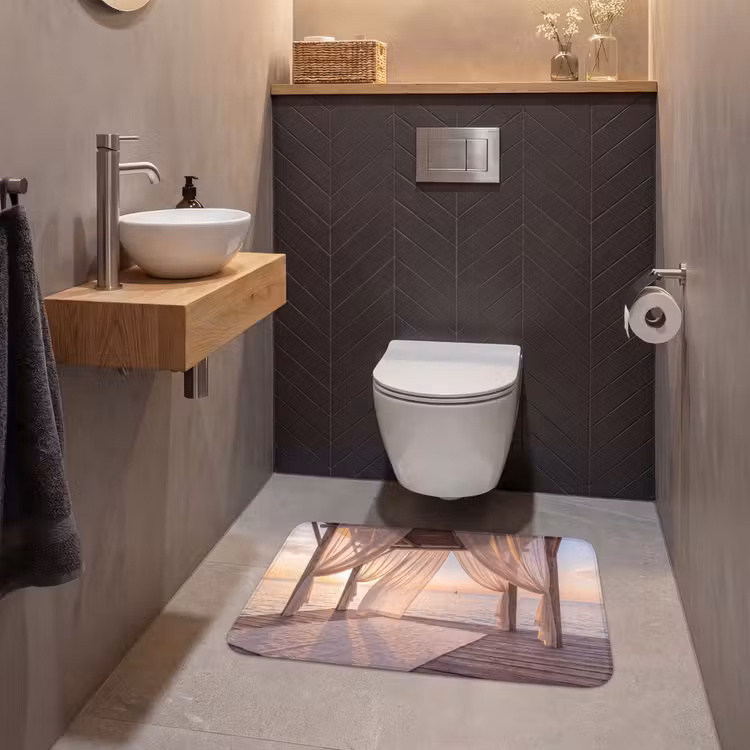 Wc Mat - Overkapping - Zee - Zonsondergang - Vakantie - Rust — 2