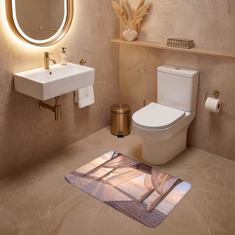 Wc Mat - Overkapping - Zee - Zonsondergang - Vakantie - Rust — 4