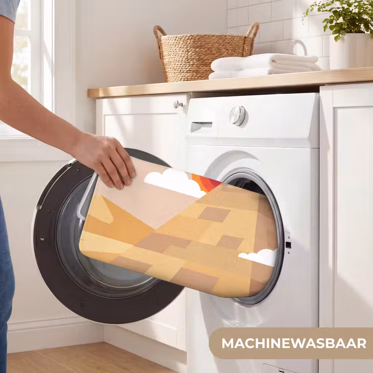 Wc Mat - Piramide - Zon - Woestijn - Modern - Oranje — 5