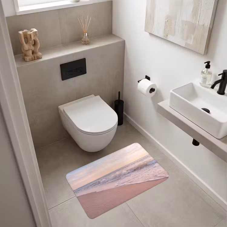 Wc Mat - Strand - Zee - Golven - Natuur - Zonsondergang — 6