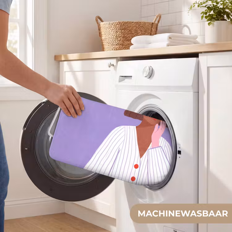 Wc Mat - Vrouw - Gezicht - Mensen - Abstract - Kleurrijk — 5