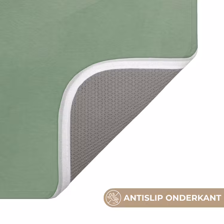 Wc Mat - Vrouw - Portret - Illustratie - Modern - Groen — 3