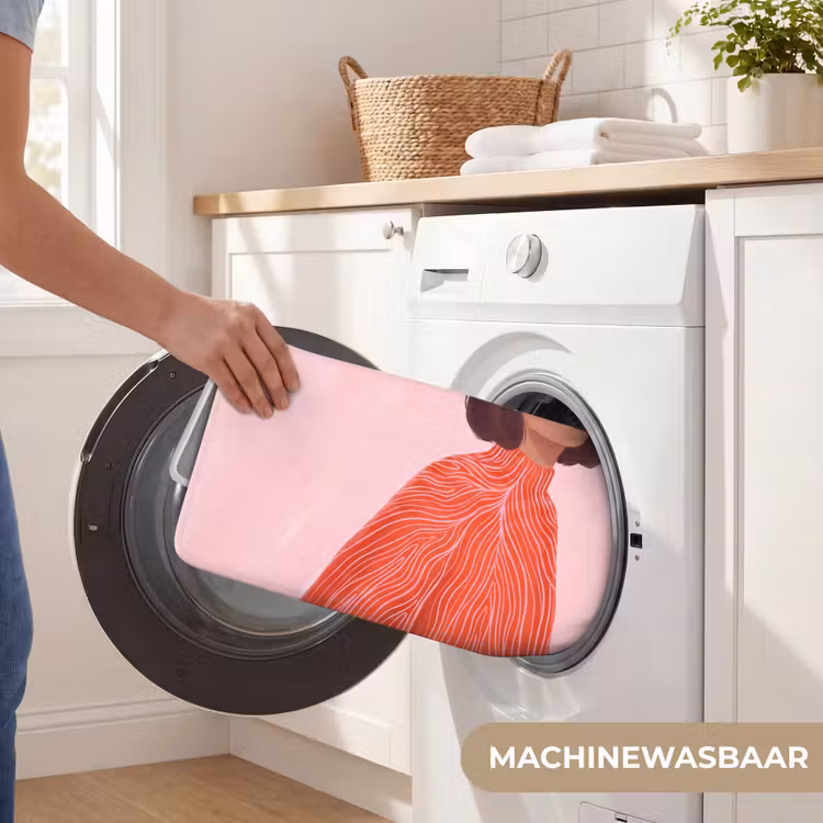 Wc Mat - Vrouw - Portret - Modern - Kunst - Roze — 5