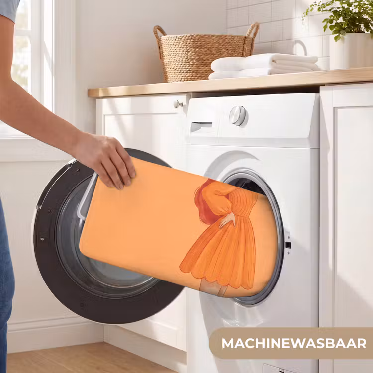 Wc Mat - Vrouw - Profiel - Mensen - Modern - Oranje — 5