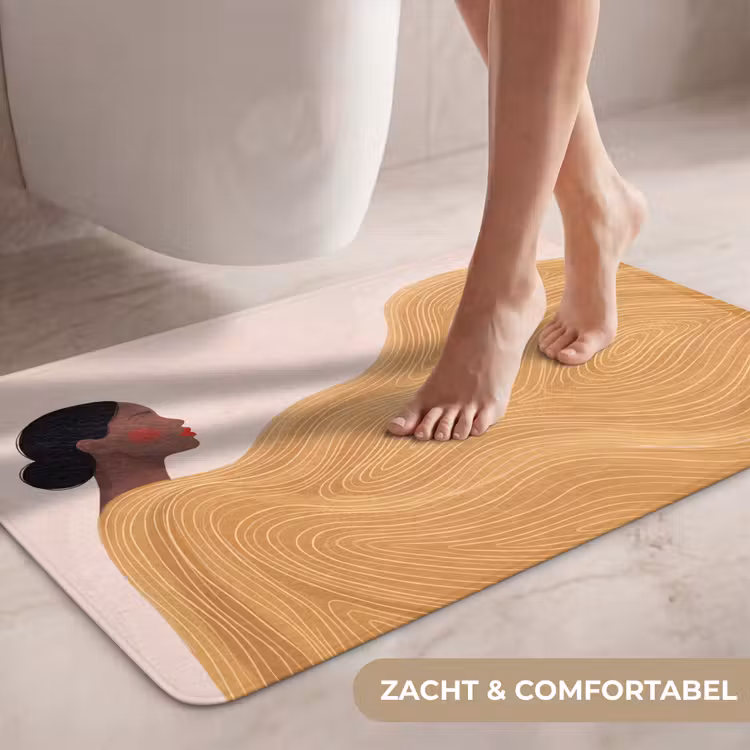Wc Mat - Vrouw - Profiel - Modern - Abstract - Kunst — 7