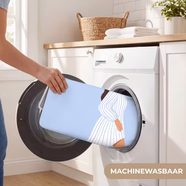 Wc Mat - Vrouw - Profiel - Rust - Modern - Illustratie — 5