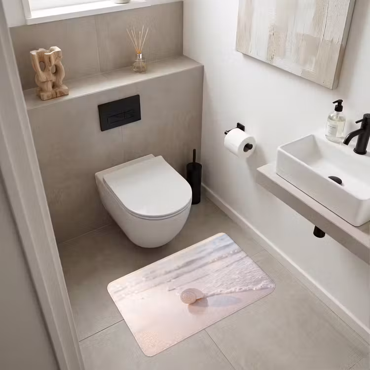 Wc Mat - Zeeschelp - Strand - Zee - Natuur - Beige — 6
