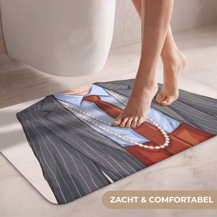 Wc Mat - Kleding - Strik - Parels - Klassiek - Mode — 7