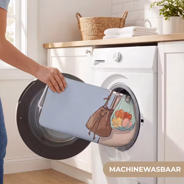 Wc Mat - Mensen - Boodschappen - Stadsleven - Modern - Kleurrijk — 5