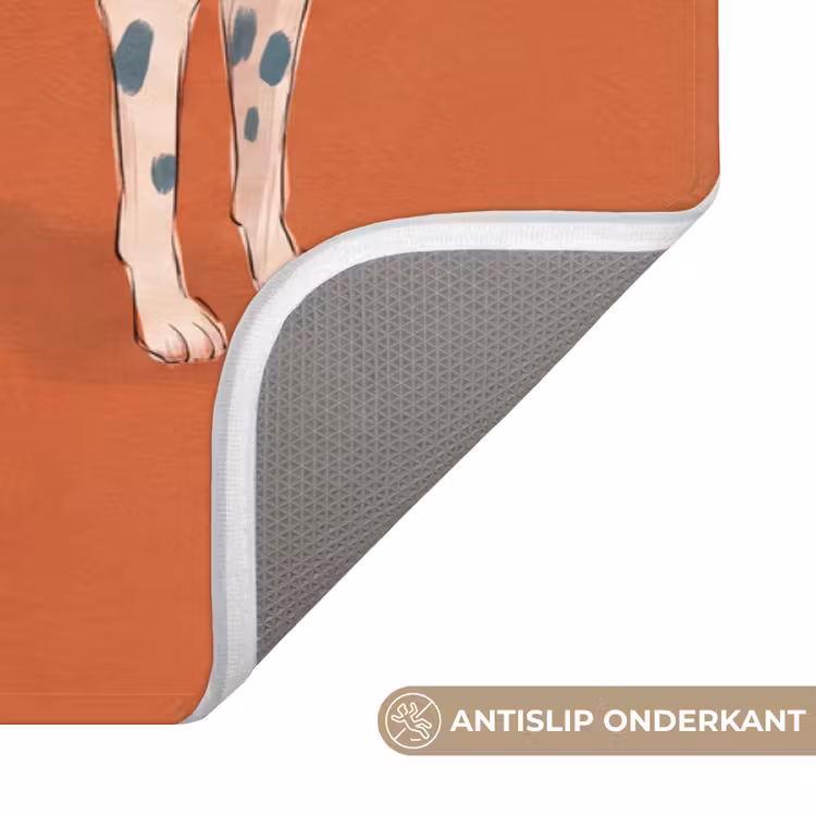 Wc Mat - Persoon - Hond - Dieren - Illustratie - Modern — 3