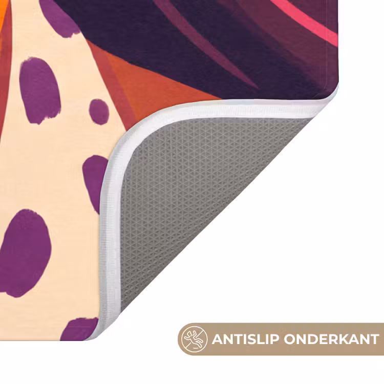 Wc Mat - Vrouw - Champagne - Feest - Modern - Oranje — 3