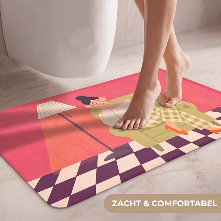 Wc Mat - Vrouw - Rust - Interieur - Modern - Kunst — 7