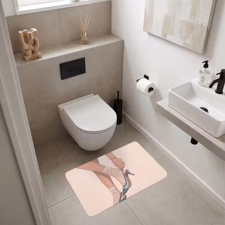 Wc Mat - Vrouw - Schoen - Mode - Lifestyle - Groen — 6