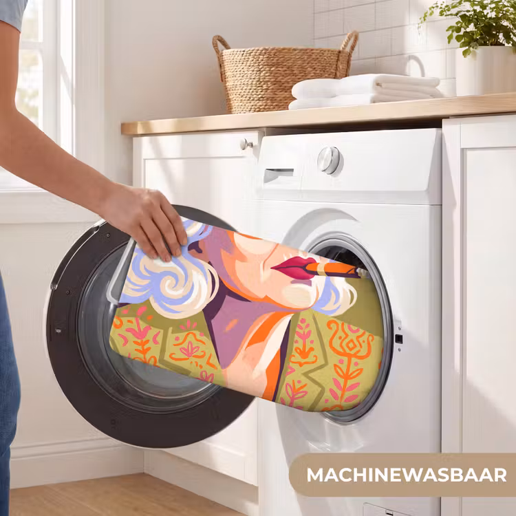 Wc Mat - Vrouw - Zonnebril - Portret - Modern - Kleurrijk — 5
