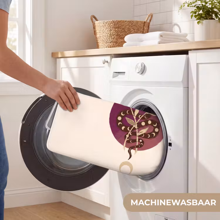 Wc Mat - Dieren - Slang - Maan - Mystiek - Abstract — 5