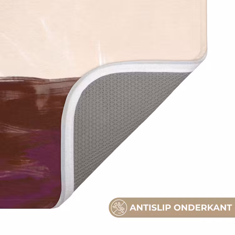 Wc Mat - Eten - Schaal - Stilleven - Modern - Rood — 3