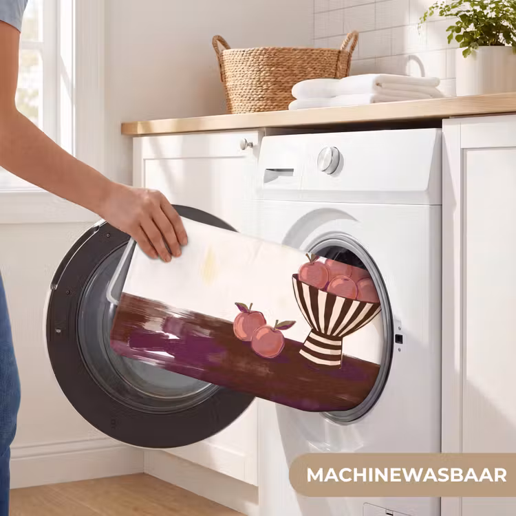 Wc Mat - Eten - Schaal - Stilleven - Modern - Rood — 5