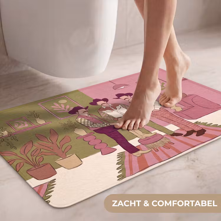 Wc Mat - Mensen - Mannen - Hoeden - Retro - Interieur — 7