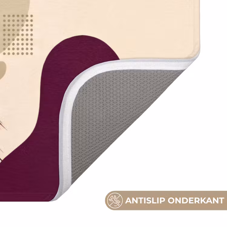 Wc Mat - Mensen - Ruiters - Western - Illustratie - Bruin — 3