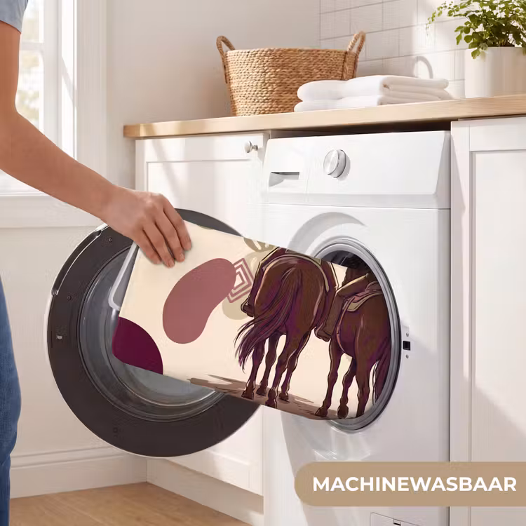 Wc Mat - Mensen - Ruiters - Western - Illustratie - Bruin — 5