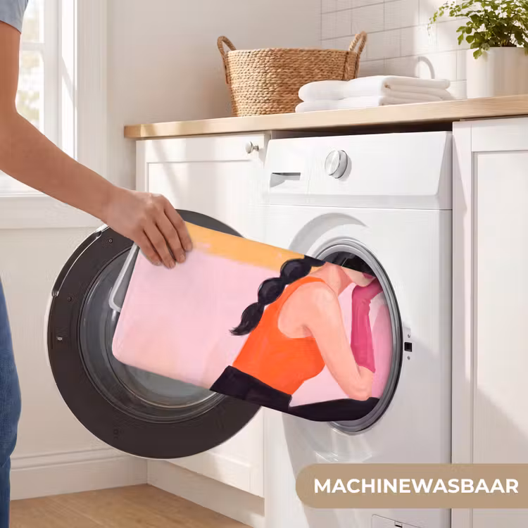 Wc Mat - Vrouw - Hoed - Mode - Modern - Oranje — 5