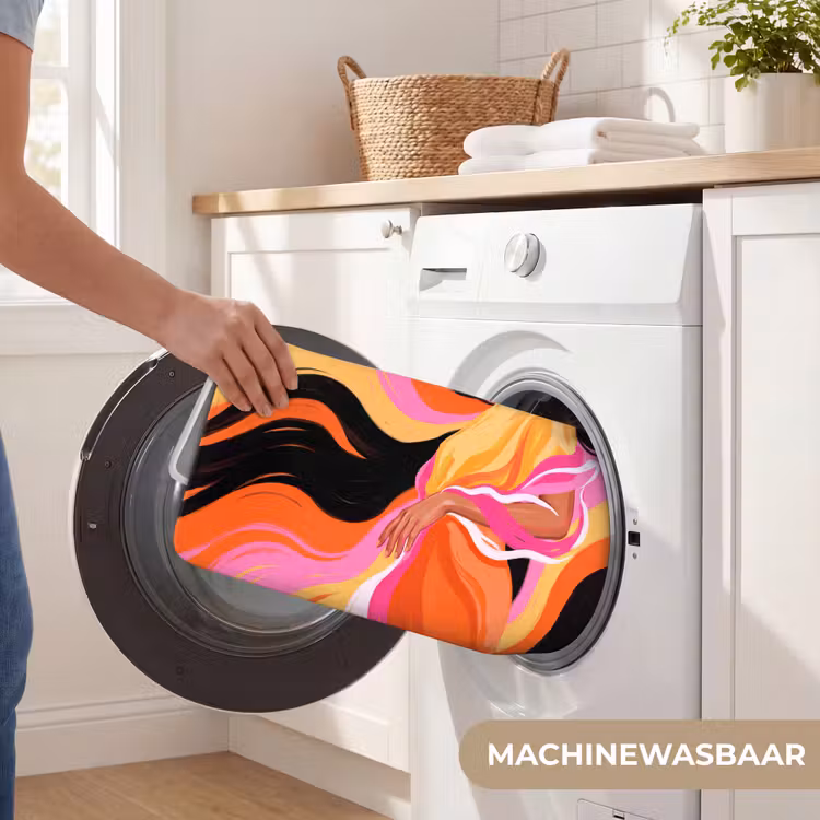 Wc Mat - Vrouw - Zonnebril - Abstract - Kleurrijk — 5