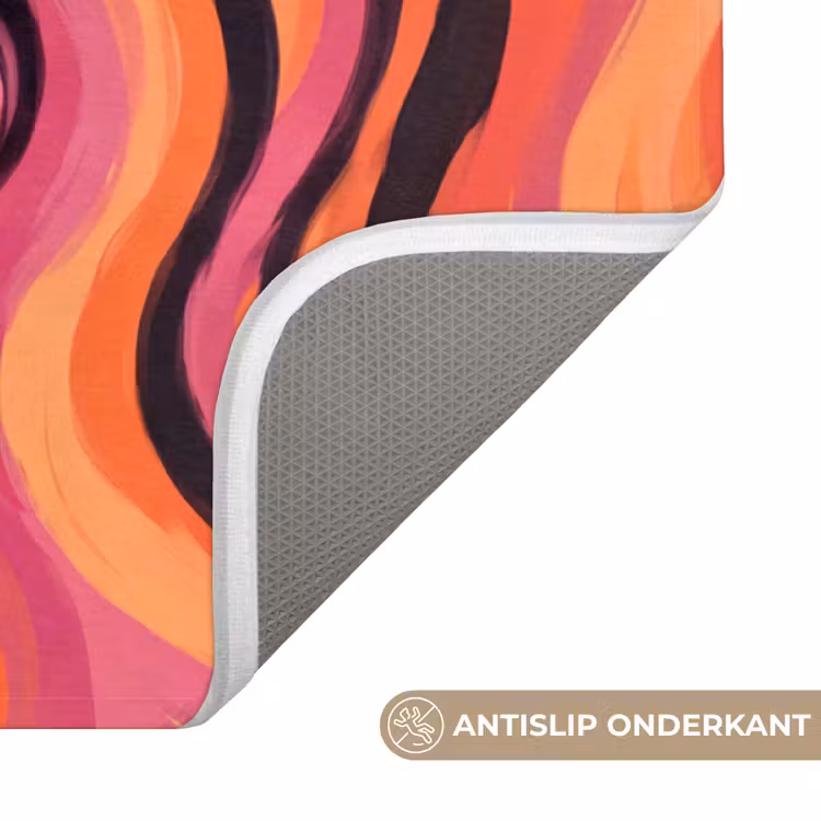 Wc Mat - Vrouw - Zonnebril - Modern - Portret - Oranje — 3