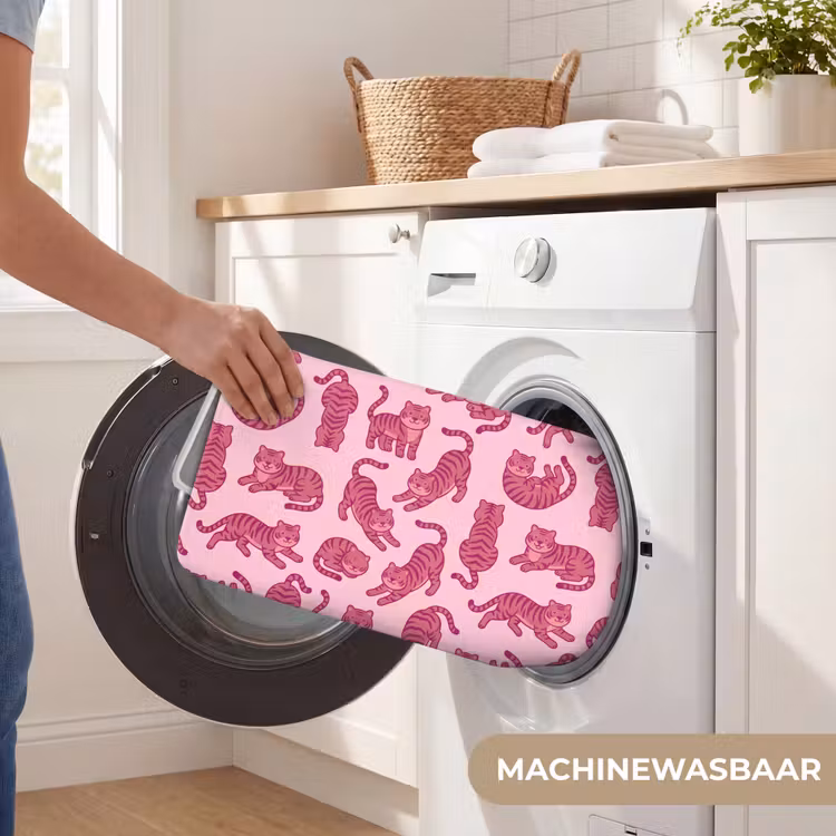 Wc Mat - Dieren - Patroon - Roze - Speels - Cartoon — 5