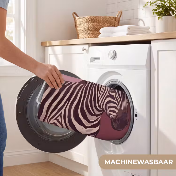 Wc Mat - Dieren - Zebrahoofd - Wildlife - Modern - Bruin — 5
