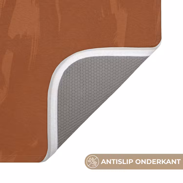 Wc Mat - Dieren - Zeepaardje - Abstract - Bruin - Strepen — 3