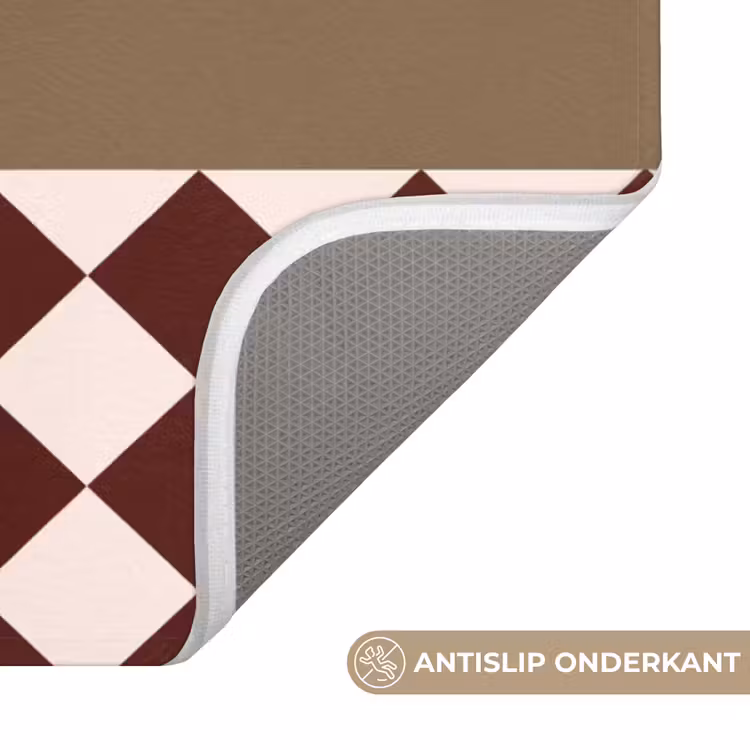 Wc Mat - Hond - Abstract - Dieren - Modern - Bruin — 3